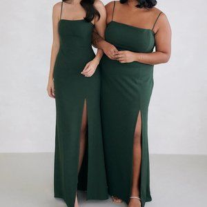 Park & Fifth Jupiter formal dress - Dark Olive green, like new condition